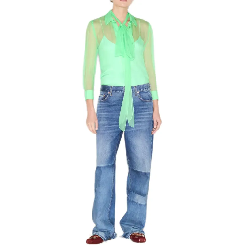 GUCCI Shirts Women's Green-1