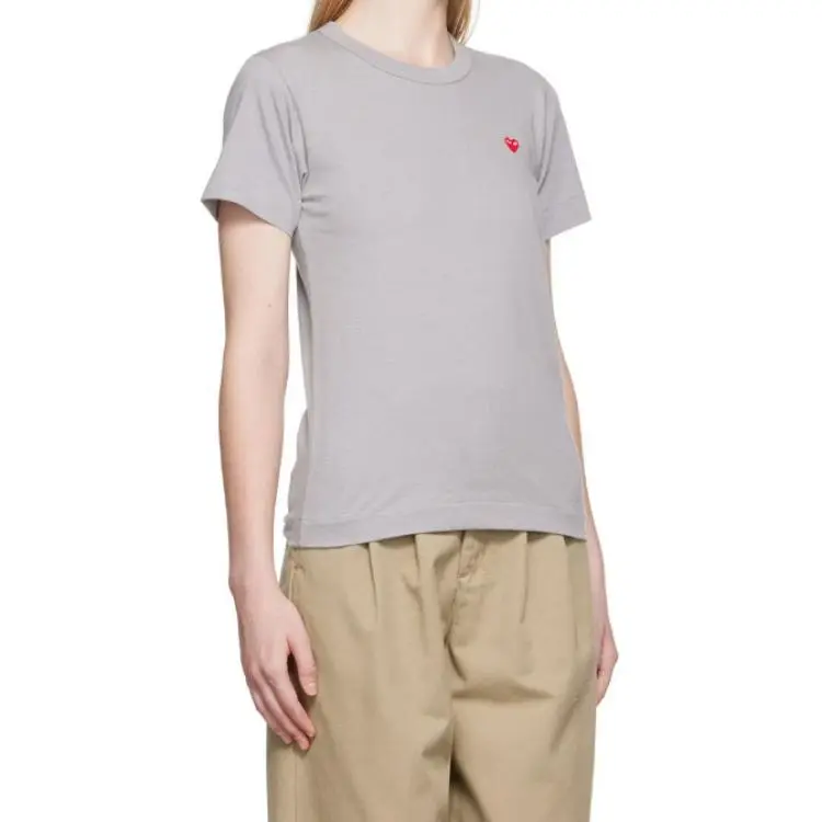 CDG Play Small Heart T Shirt-3