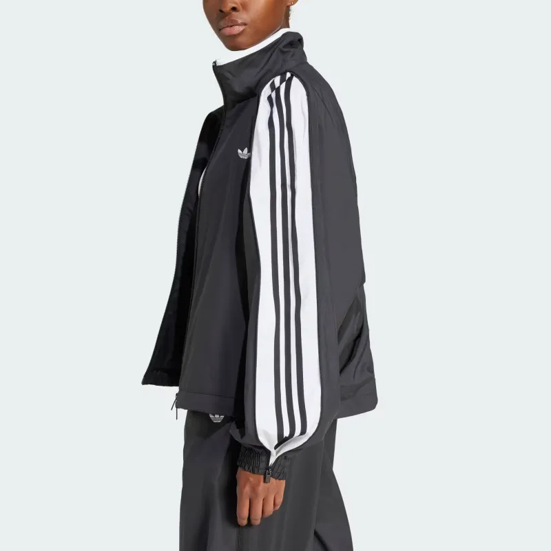 Adidas Women's Adilenium Season 3 Zip Track Top Black-3