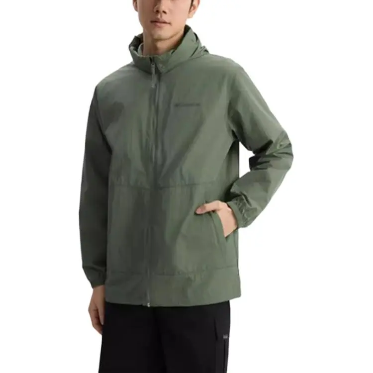 Columbia Breathable Quick Dry Abrasion-Resistant UV Protection Cooling Sun Protection Clothing Men's Army Green-2