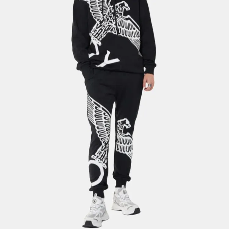 Boy London Casual Pants Unisex Black White-2