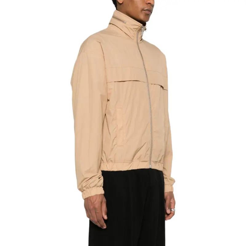 AMIPARIS Paris Logo Printed Zipped Bomber Jacket-3