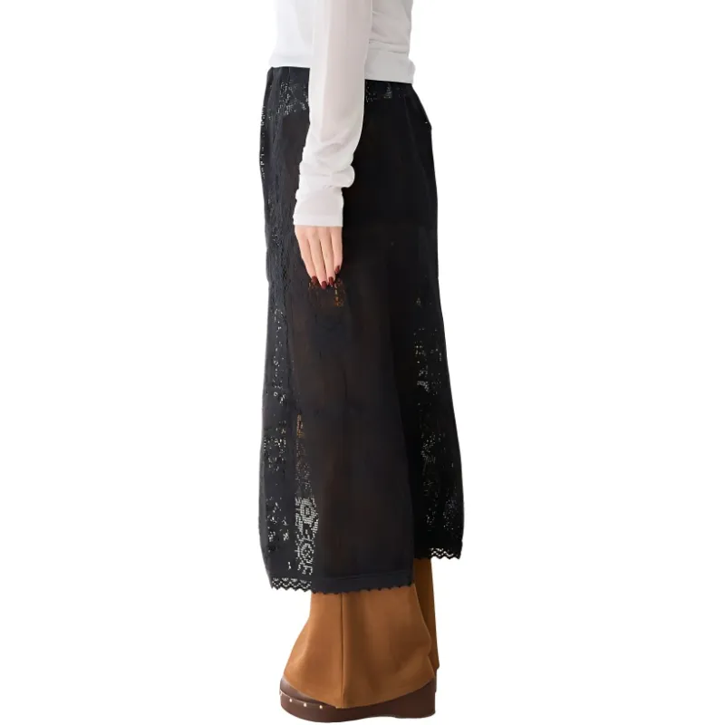FREAK'S STORE Casual Long Skirt Women's Black-2