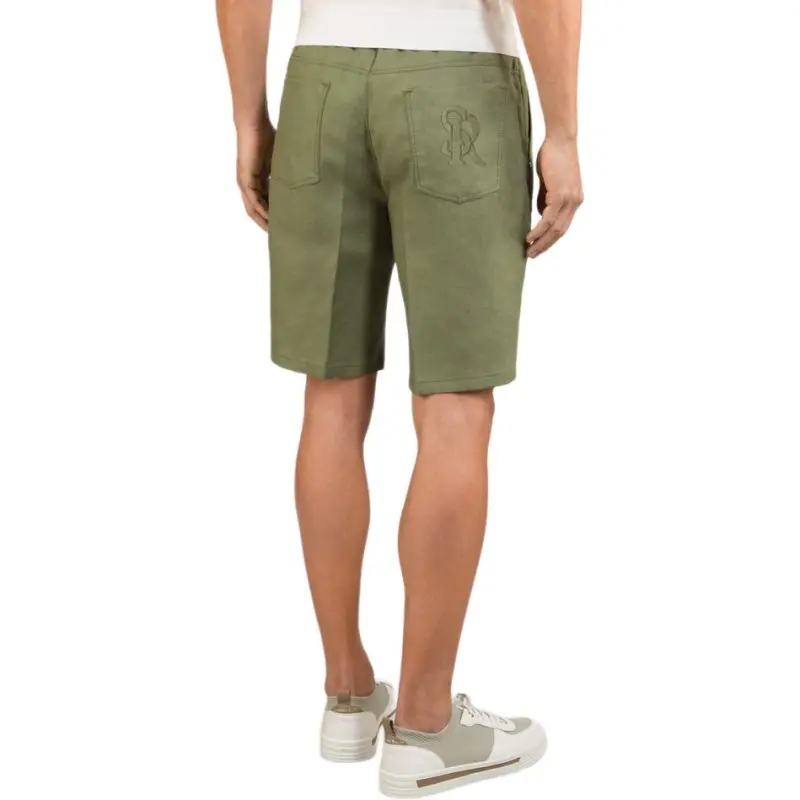 STEFANO RICCI Casual Shorts Men's Green-1