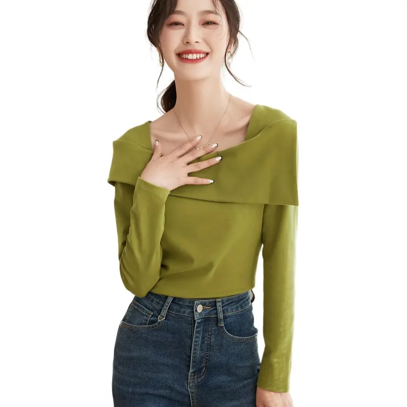 Mo Han Yi Mei T Shirt Women's Green-2