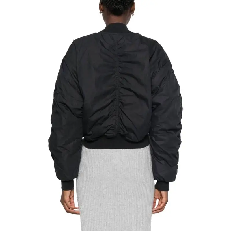 ISABEL MARANT ETOILE Bessime Logo Embroidered Zipped Bomber Jacket-4