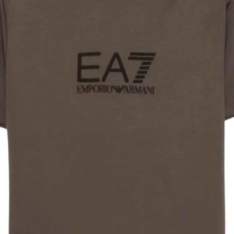 EMPORIO ARMANI Flocked logo T shirt-2