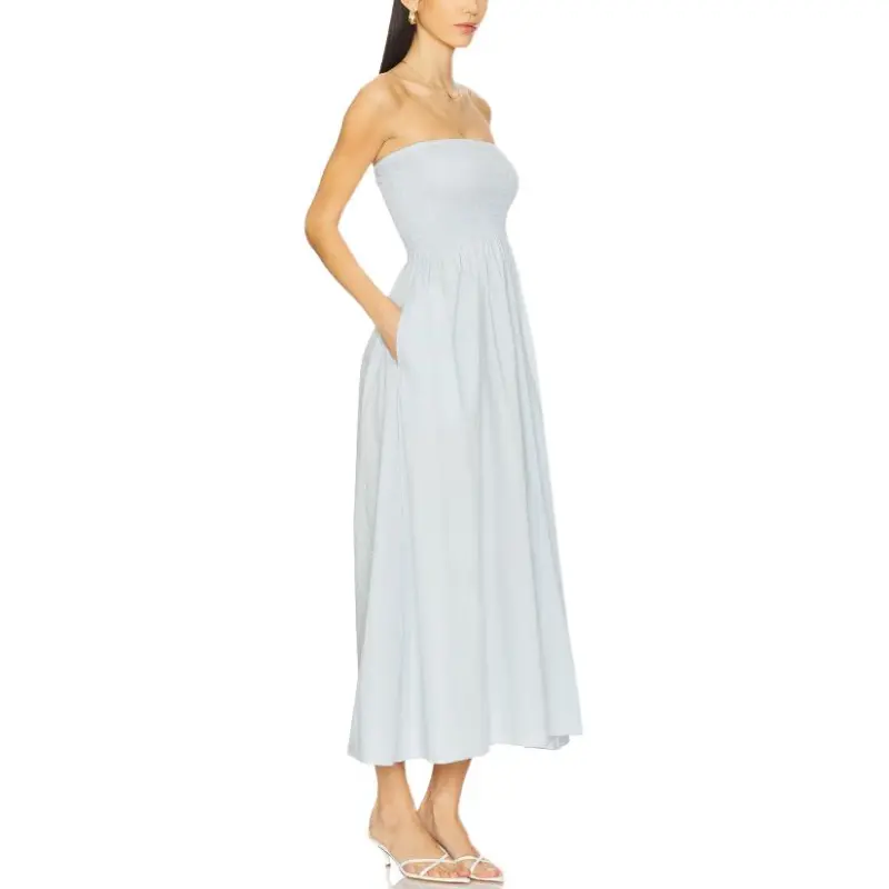 FAITHFULL THE BRAND Sleeveless Dress Women's Blue-2