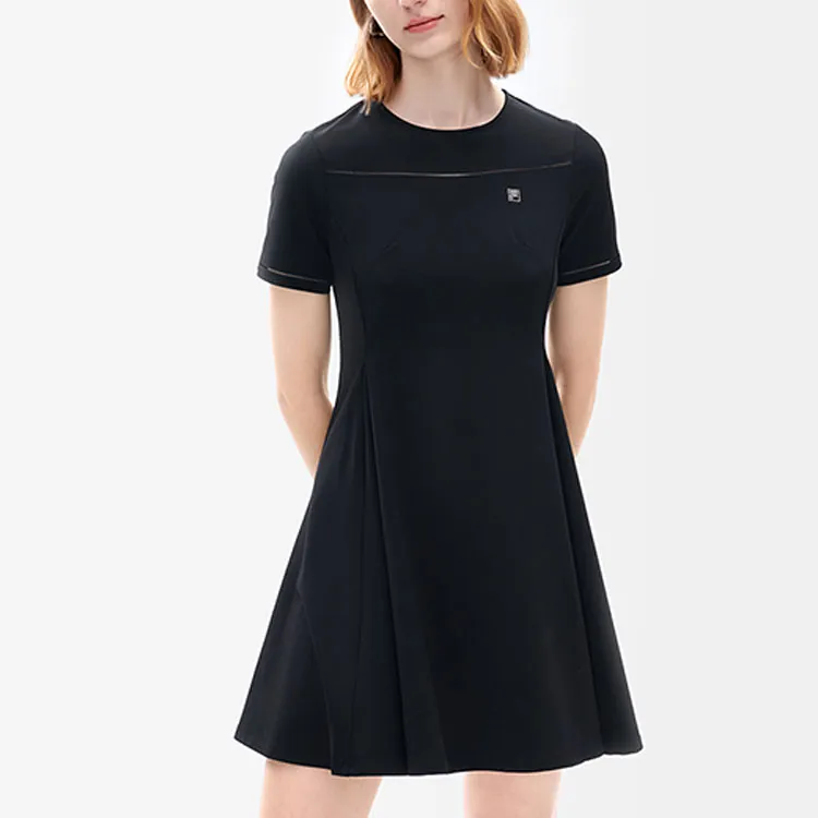 FILA Short Sleeved Dresses Women's Jet Black-2
