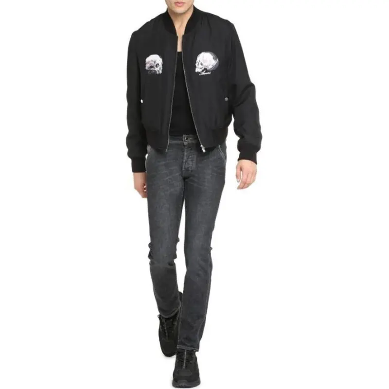 AMIRI Dual Skull Bomber-4