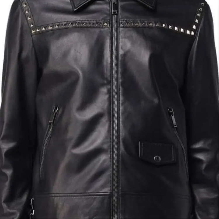 Valentino Jackets Coats Men's Black-3