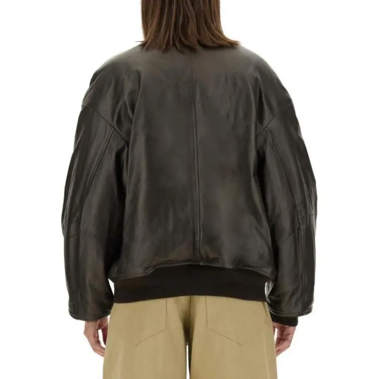 SALVATORE SANTORO Leather Bomber Jacket-1