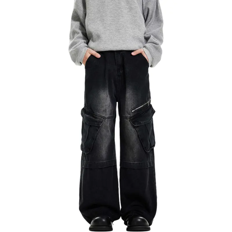 TESTUNG Jeans Men Black-11