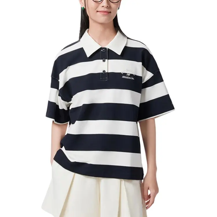 New Balance Polo Shirt Women's Marine Blue-2