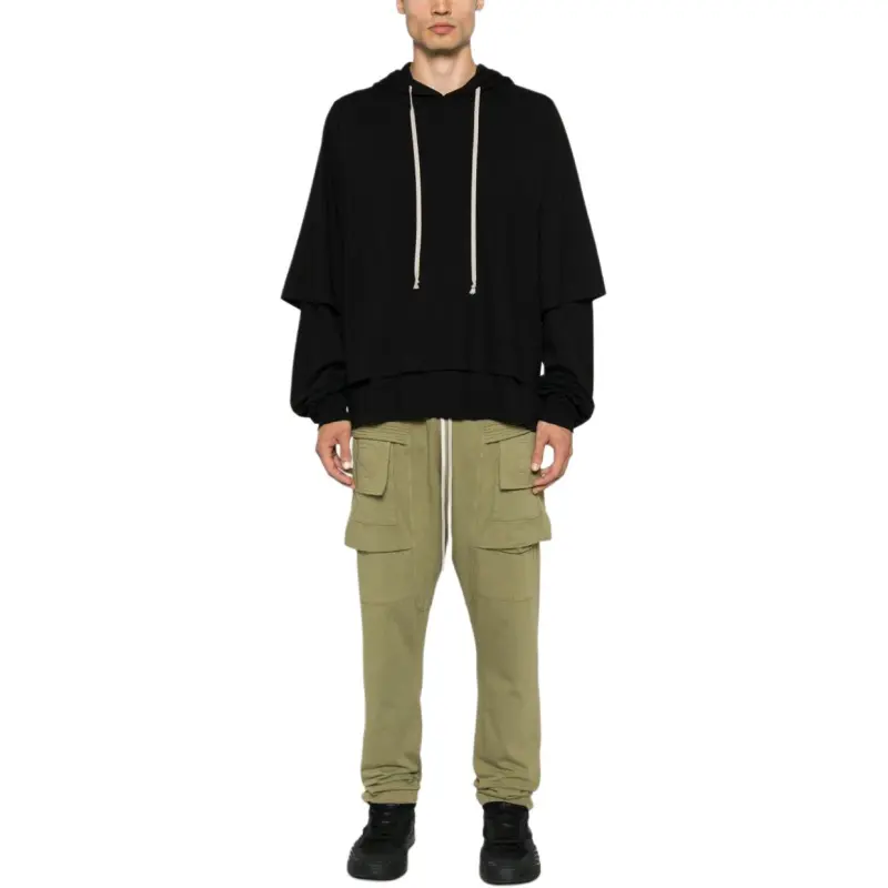 Rick Owens DRKSHDW Hustler Organic Cotton Hoodie-1