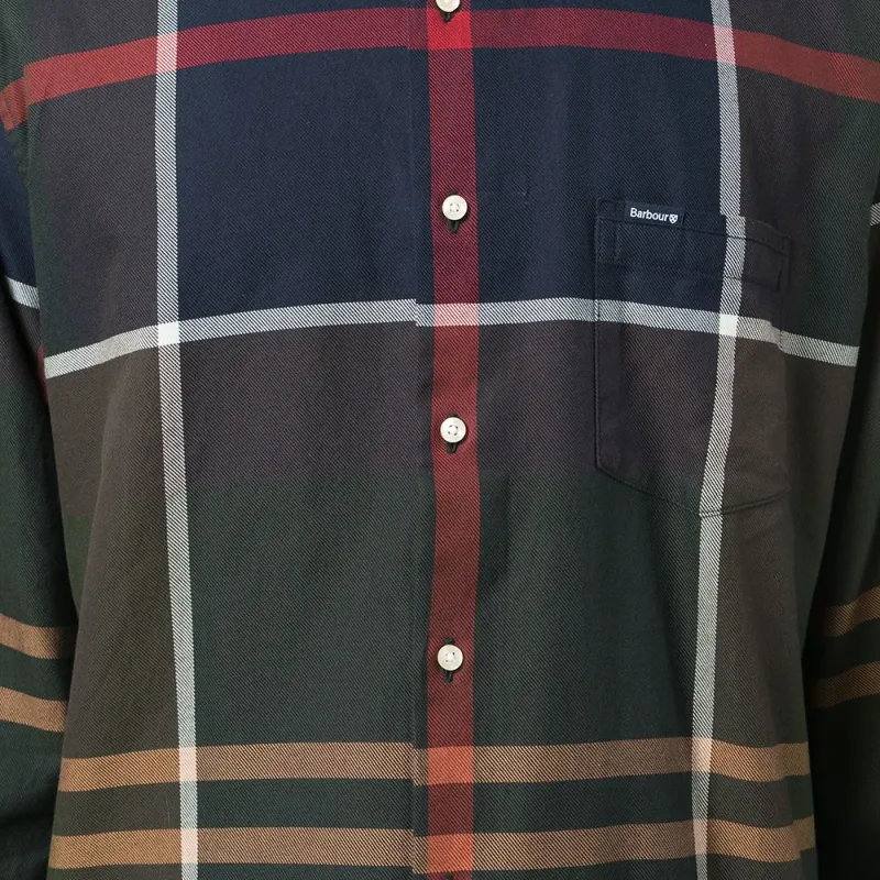 BARBOUR Renford Oversized Long-Sleeved Tartan Shirt-5