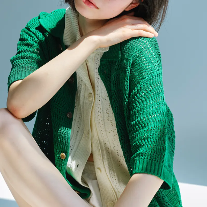 COVERNAT Shirts Unisex Green-3