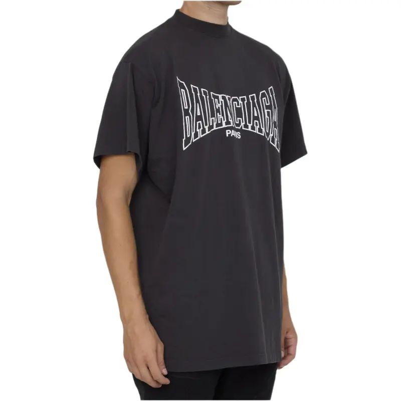 Balenciaga Logo print T shirt-7
