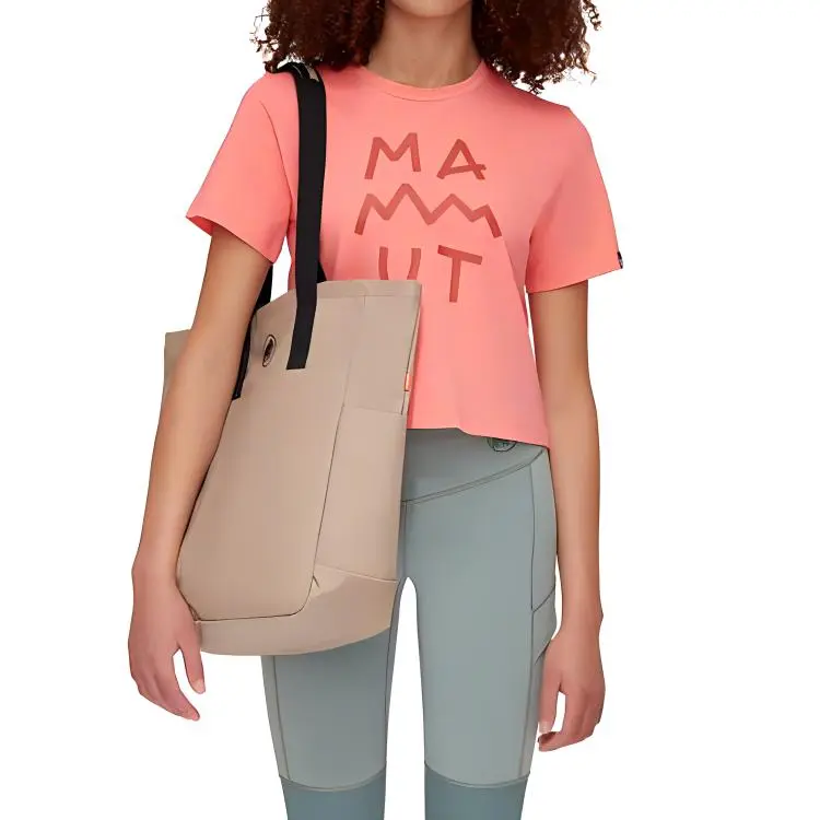 MAMMUT Seon Polyamide Tote Bag Shopping Bag Shoulder Bag Handbag Unisex Camel-3