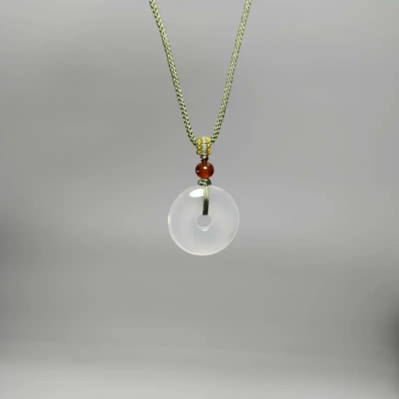 YOULING Chalcedony Jade Necklaces Unisex-4