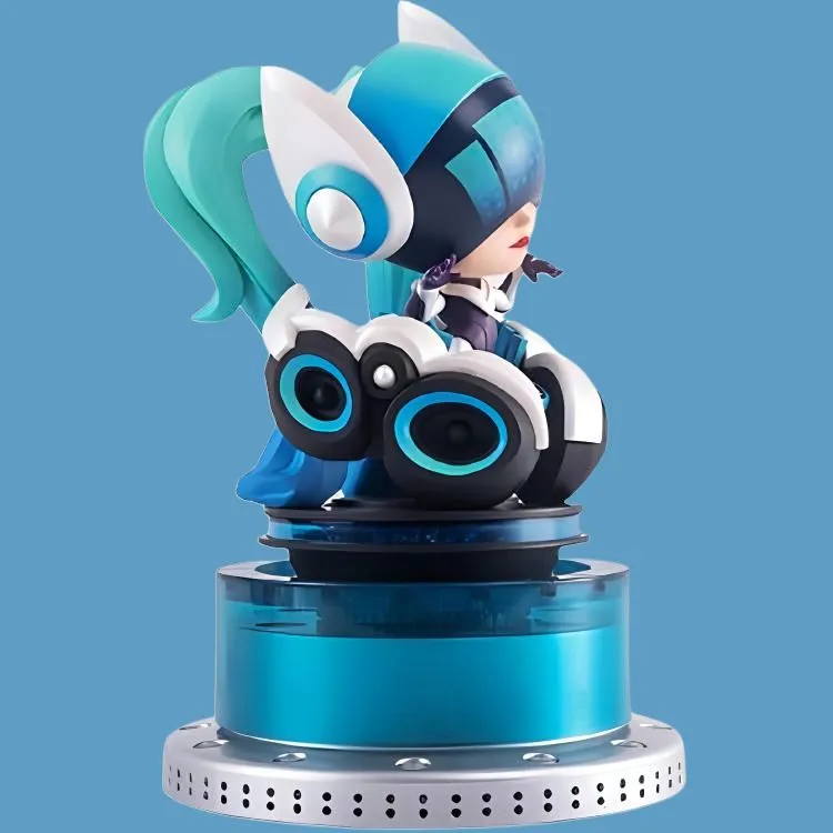 LEAGUE OF LEGENDS Sona Maven Of The Strings Sona The DJ Of The Strings In League Of Legends Chibi Figure Includes Base-4