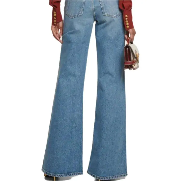 BALMAIN Jeans Women's Blue-4