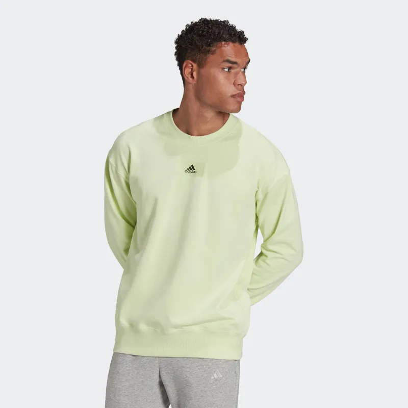 Adidas Sweatshirt Men's Lime Green-4