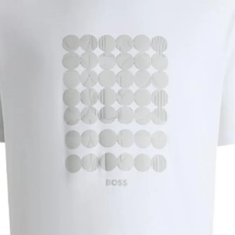 HUGO BOSS Geometric print T shirt-3