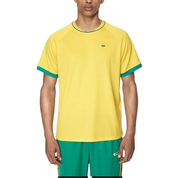 DIESEL T-Shirts Men Yellow-1