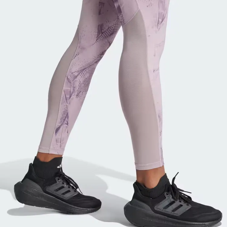 Adidas Ultimate Print 7/8 Leggings Athletic Trousers Women's Purple-1