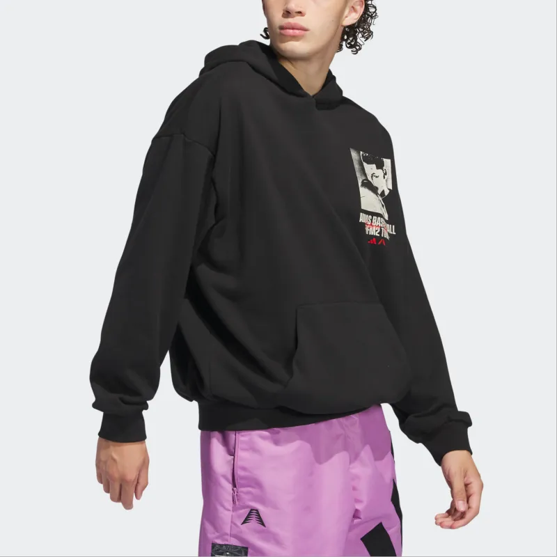 Adidas Free Shipping With AdiClub Anthony Edwards Graphic Hoodie-3