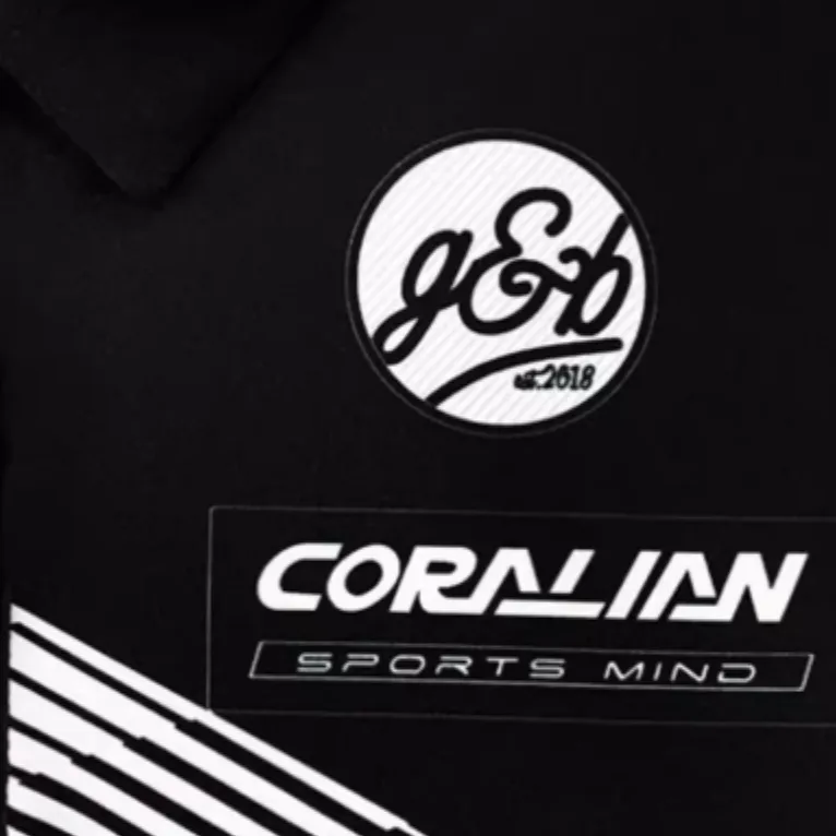 CORALIAN Polo Shirt Men's Black/White-3