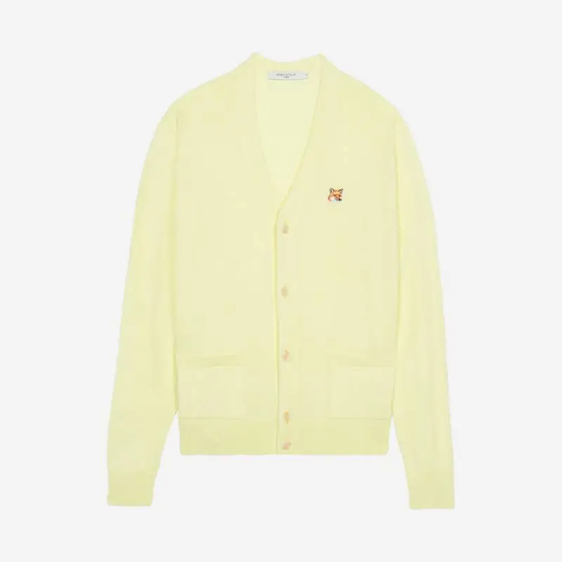 Maison Kitsune Knitwear Men's Light Yellow-3
