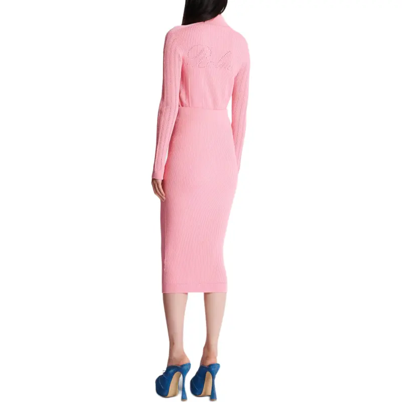 BALMAIN Knitted Midi Skirt-3