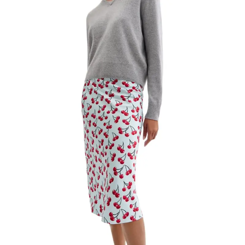 COACH Casual Long Skirt Women's White-6