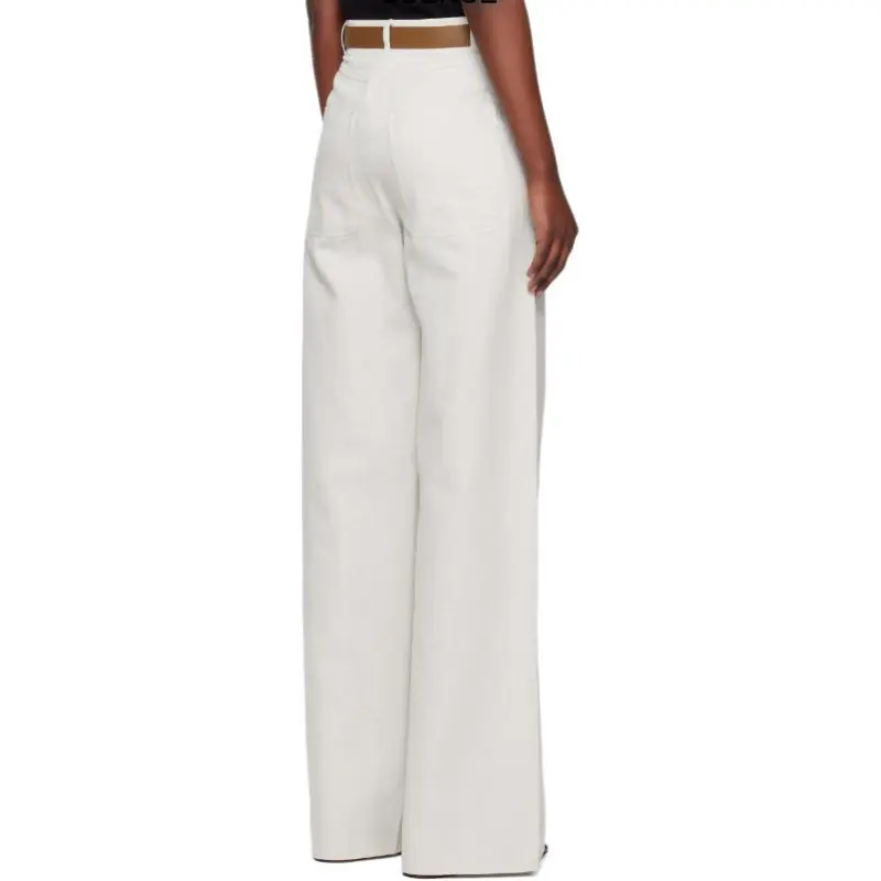 MaxMara Studio Murge Belted Wide Leg Trousers-4