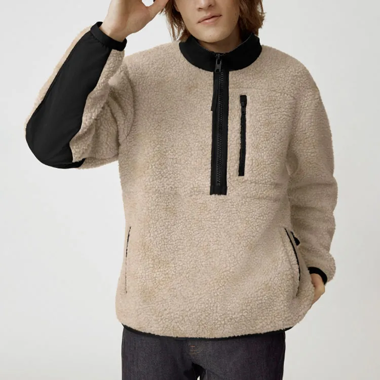 Canada Goose Cashmere Sweater Men's Light Yellow Umber-1