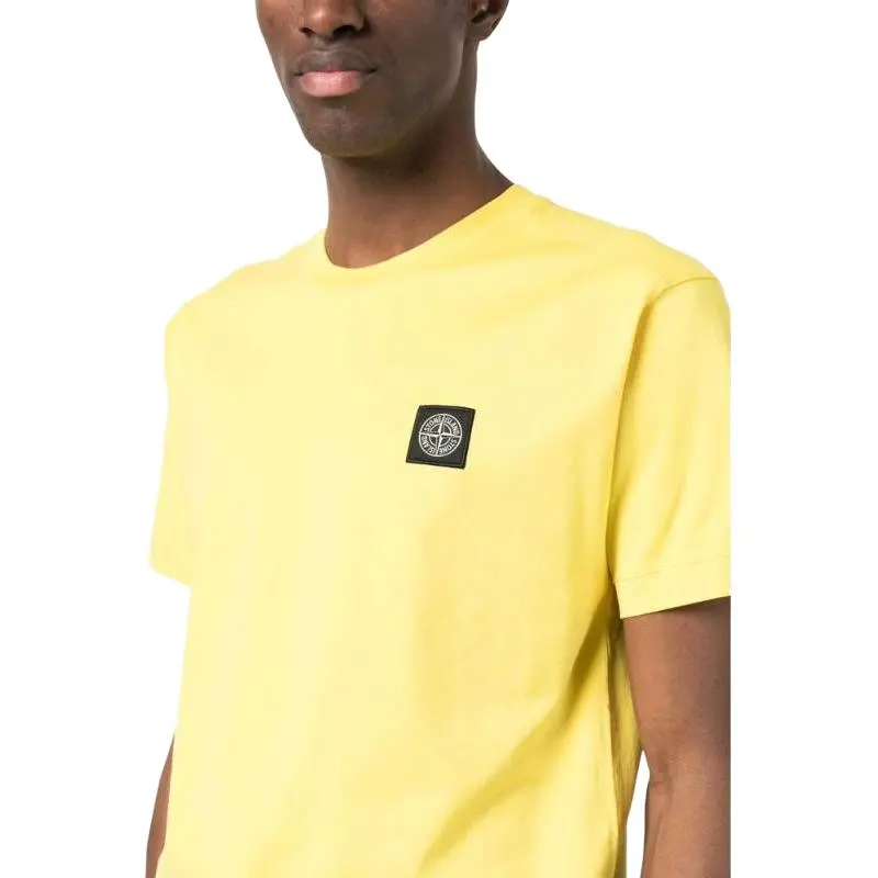 STONE ISLAND SS23 T Shirt Men's Yellow-4
