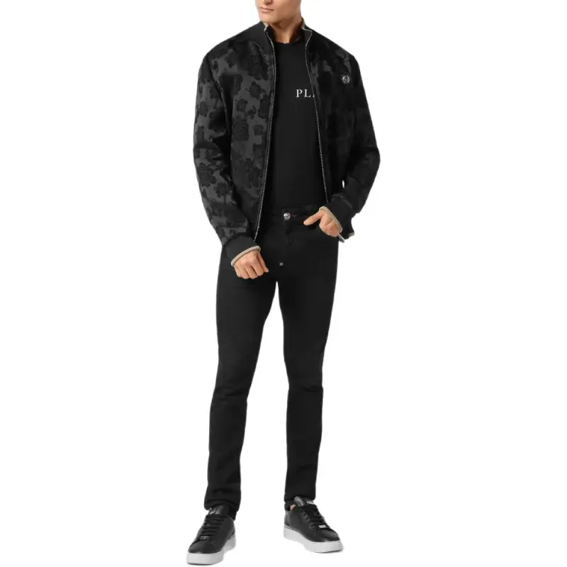 PHILIPP PLEIN Jacquard Flowers Bomber Jacket-1