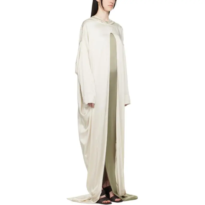RICK OWENS/RO Long Sleeved Dress Women's Ecru-3