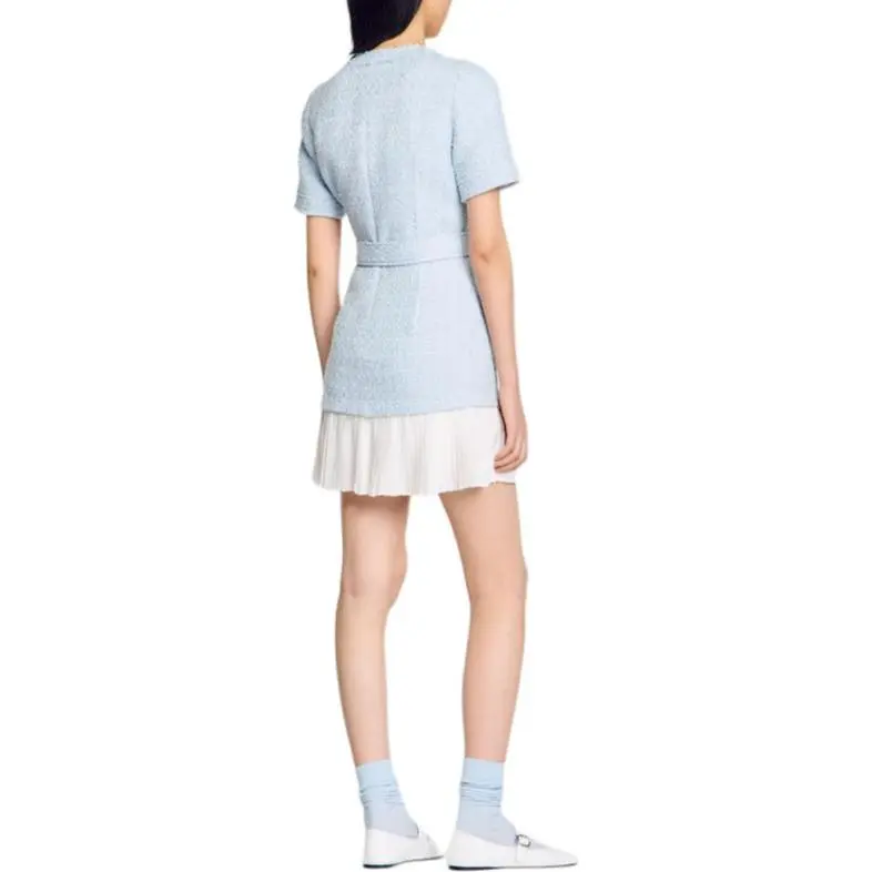 Sandro Tweed Mini Dress-3