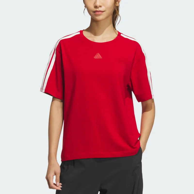 Adidas T Shirts Women's Red-2