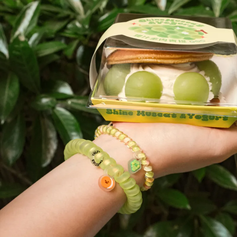 TELETIES ABS Resin Hair Tie Women's-8