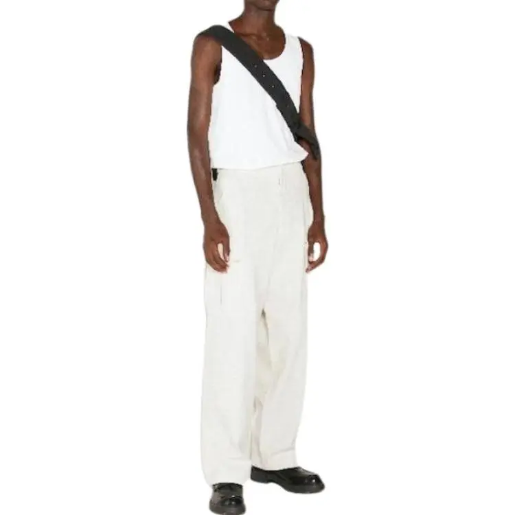 PRADA Mid-Rise Wide-Leg Cargo Trousers-2