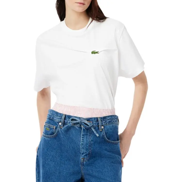 LACOSTE T Shirts Women's White-1