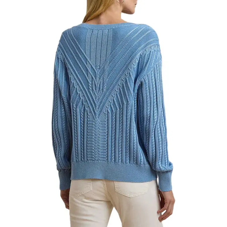 Polo Ralph Lauren SS25 Knitwear Women's Sky Blue-3