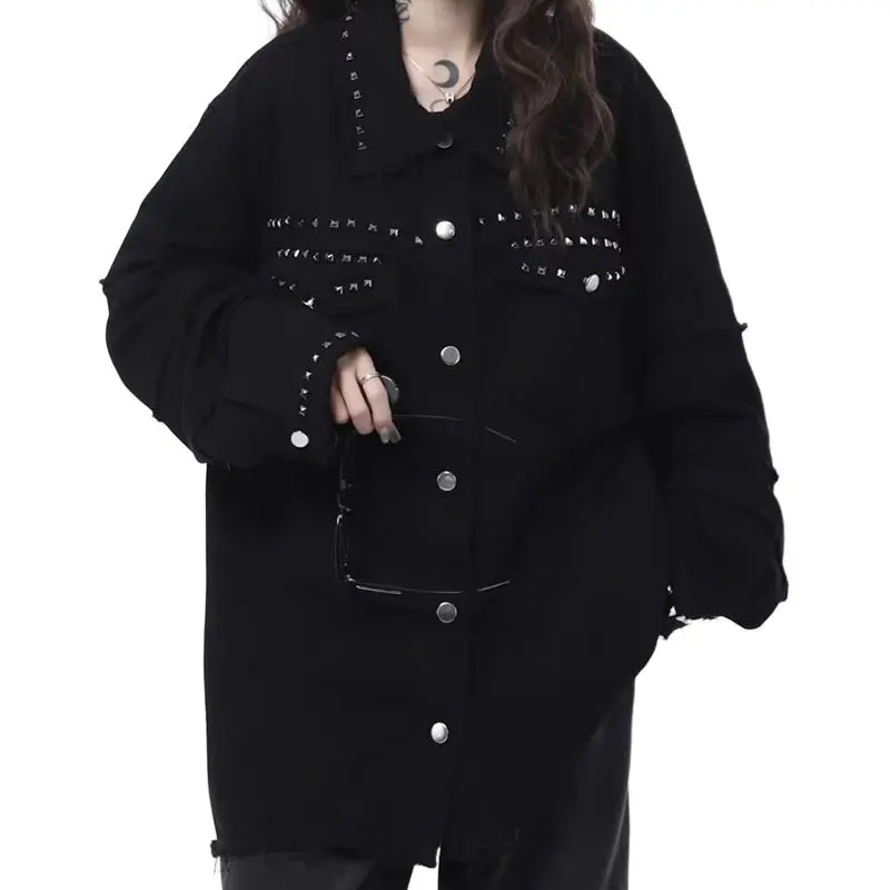 MGXEK Denim Jacket Unisex Black-2