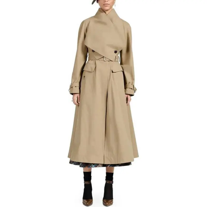 DIOR FW23 Trench Coat Women's Beige-2