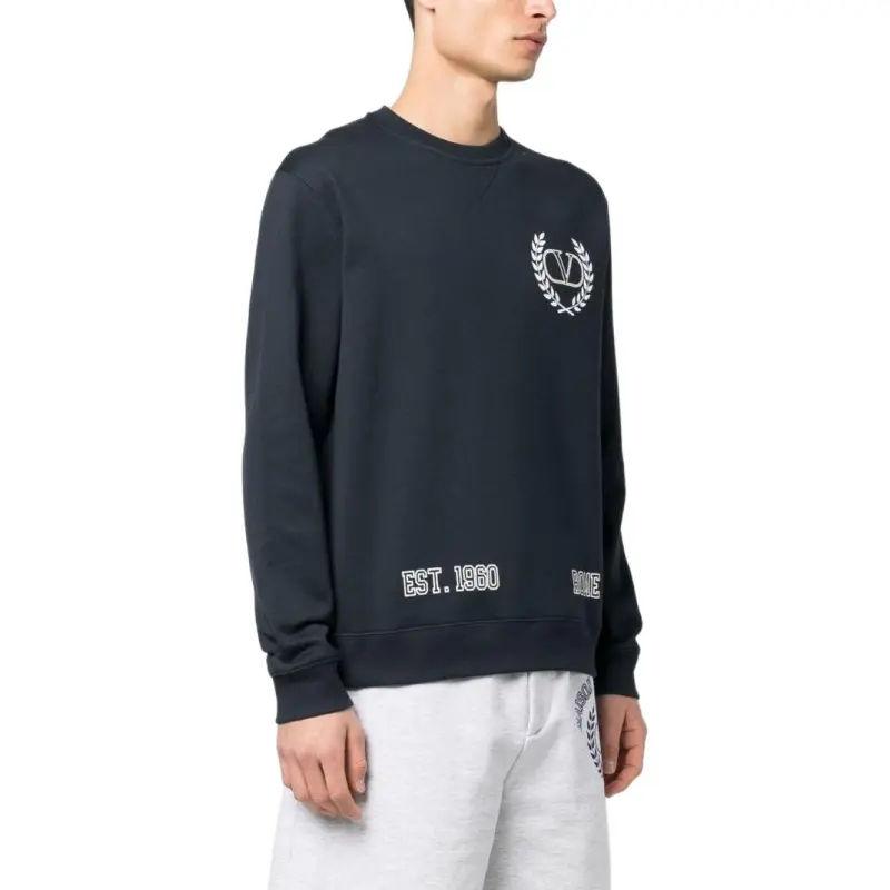 Valentino Sweatshirts Men Blue-4