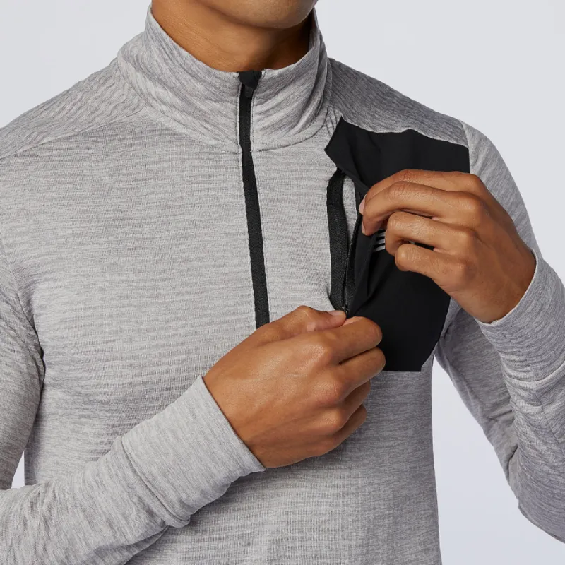 New Balance Sweatshirts Men Gray-5